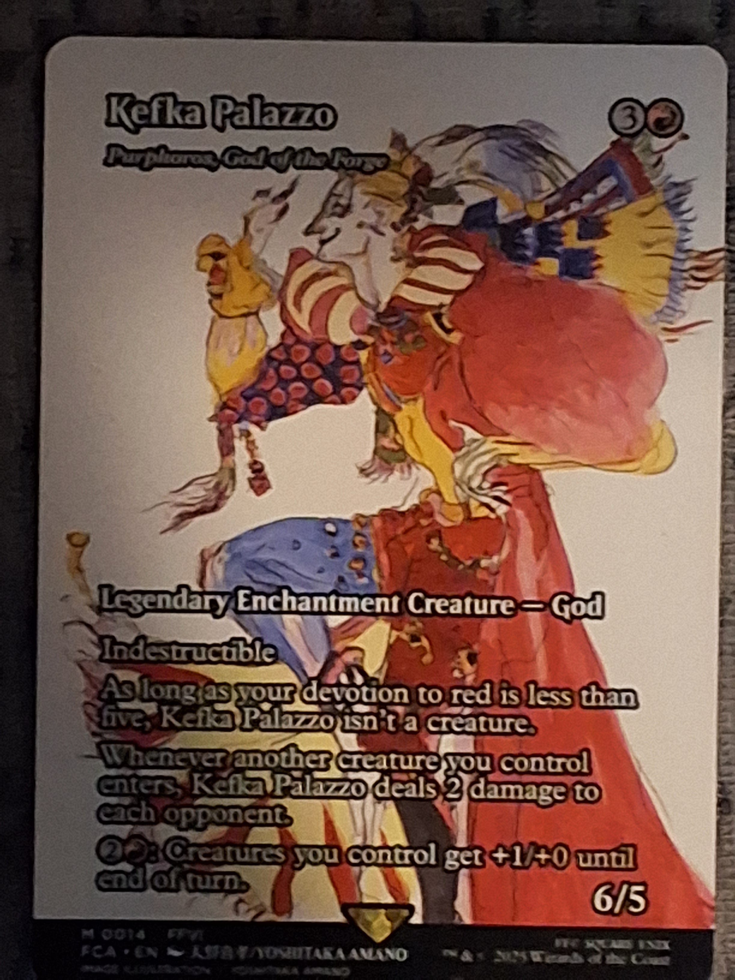 Kefka Palazzo - Purphoros, God of the Forge
