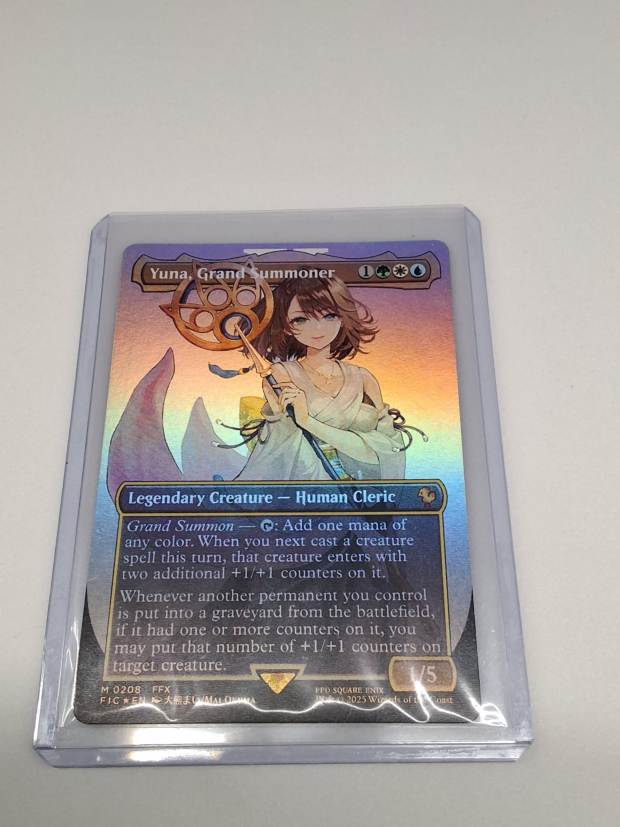 Yuna, Grand Summoner (Borderless Foil)