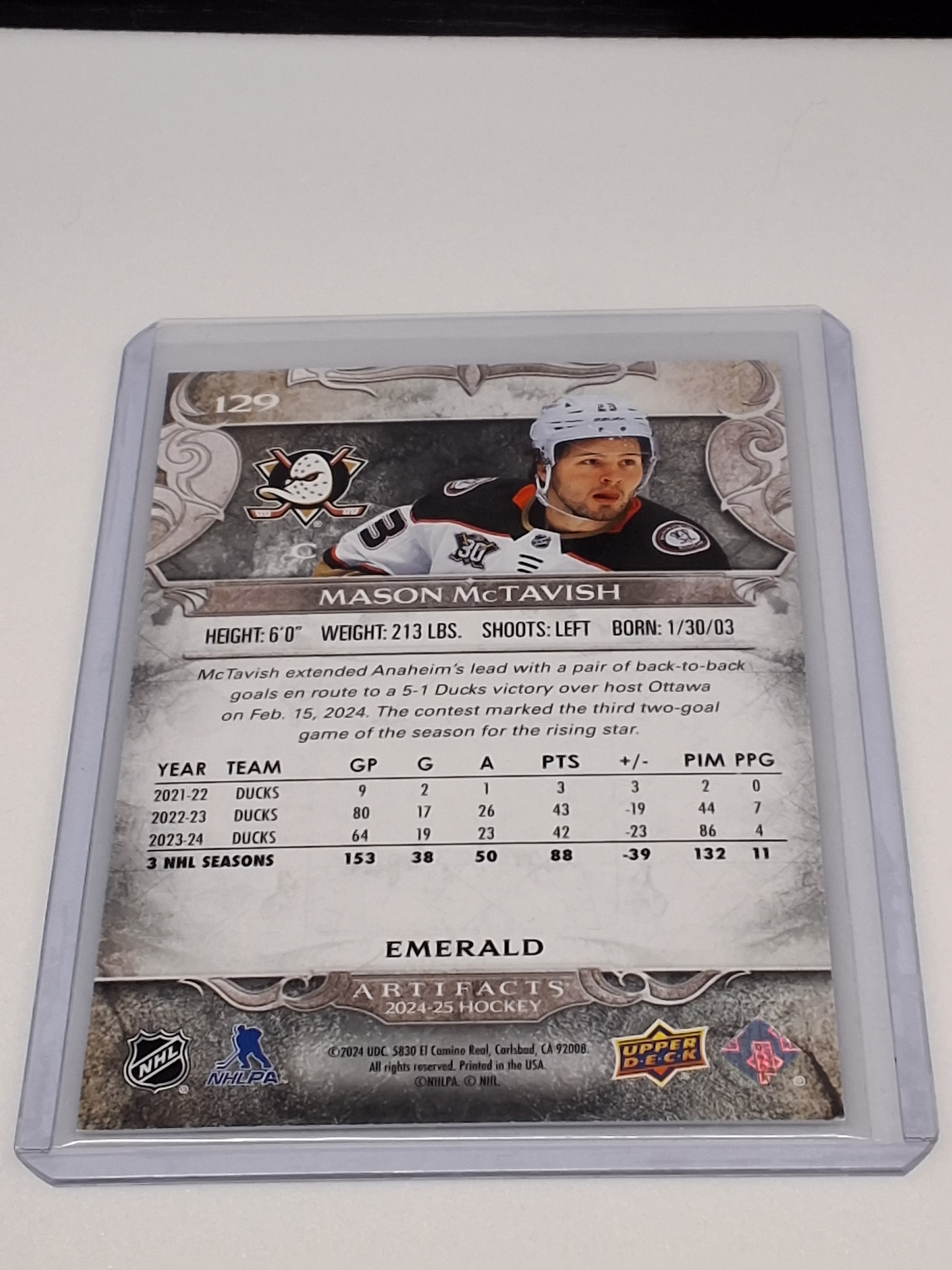 Mason McTavish Artifacts 24-25 (123/149)